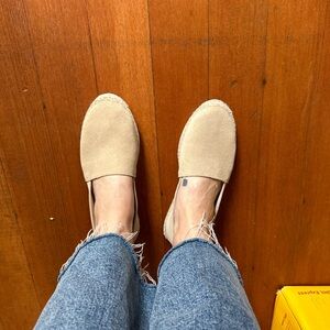 mint&rose Santorini serraje crudo espadrille